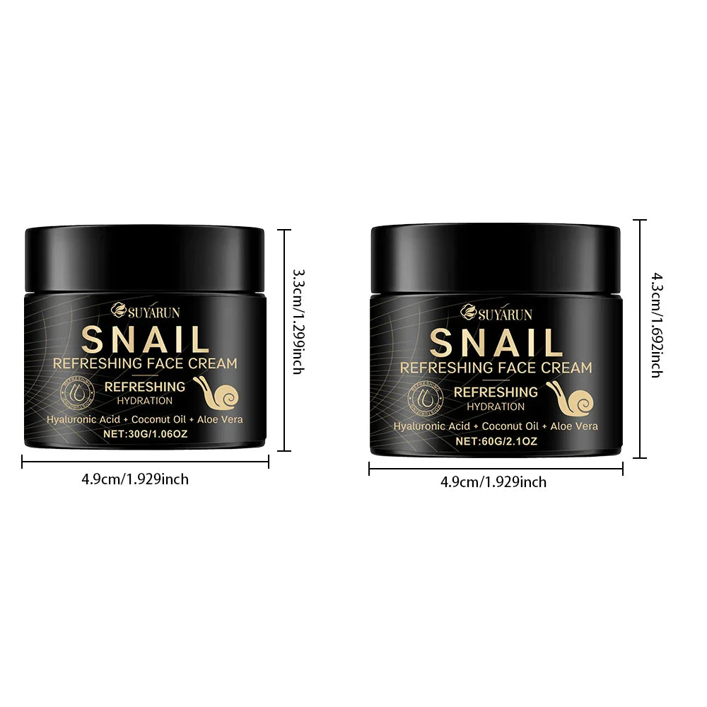 SUYARUN Retinol & Hyaluronic Acid Snail Cream Face Moisturizer
