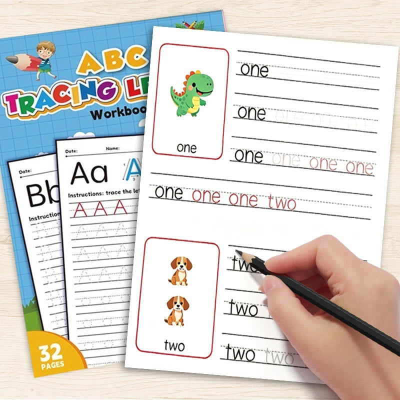Children's Alphabet Practice Book Step-by-step Letter Writing