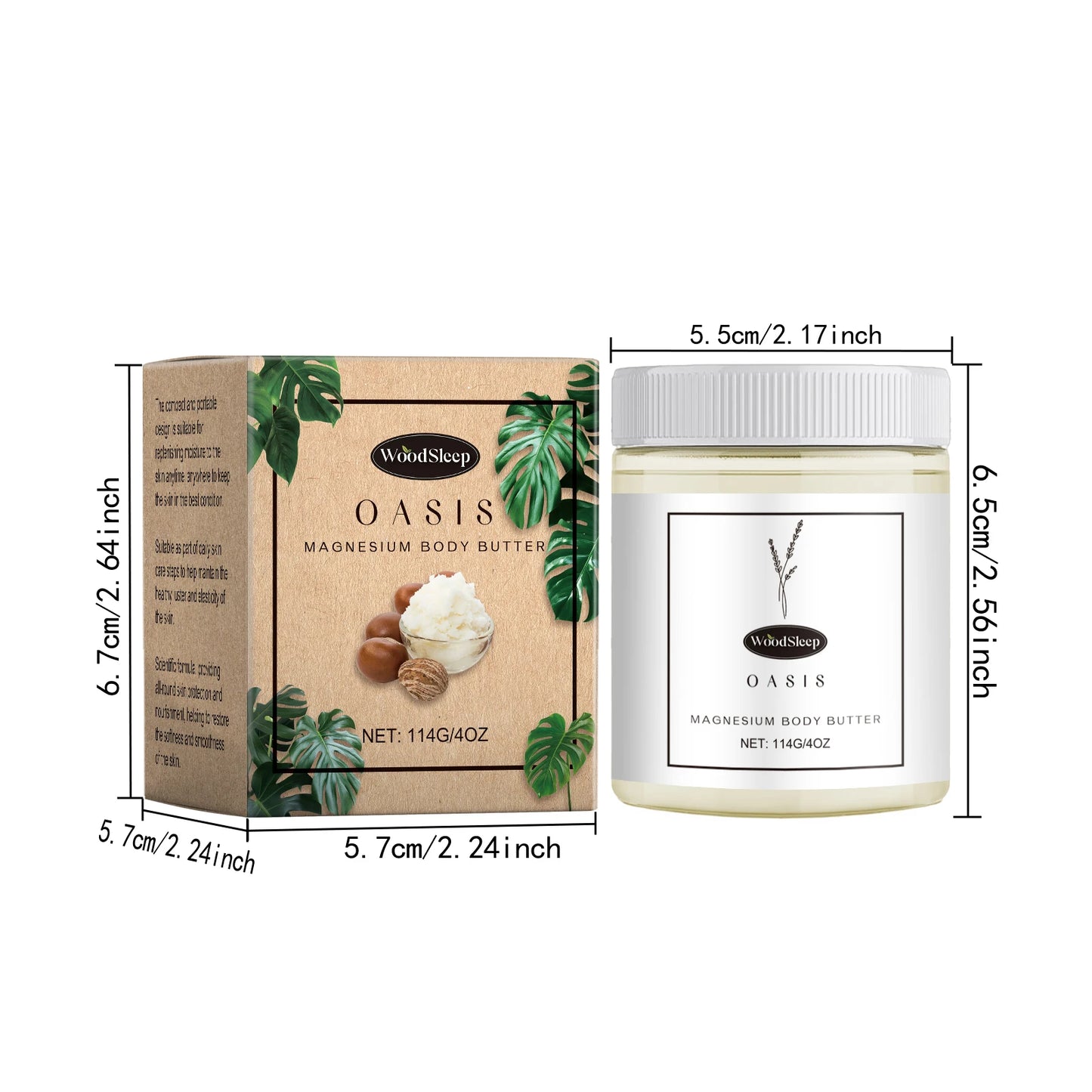 Magnesium Shea Butter Body Lotion – Moisturizing Muscle Soother