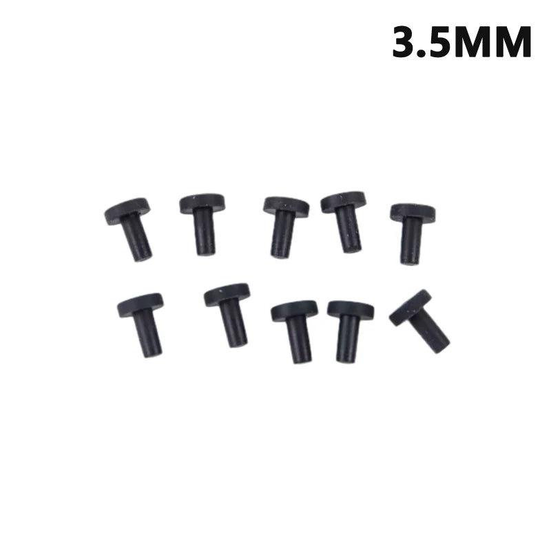 10Pcs Silicone Rubber Hole Plugs 3–12mm | High Temp Seal Caps Rubber Hole Plugs Peaceful Pleasures Health and Wellness 3.5mm