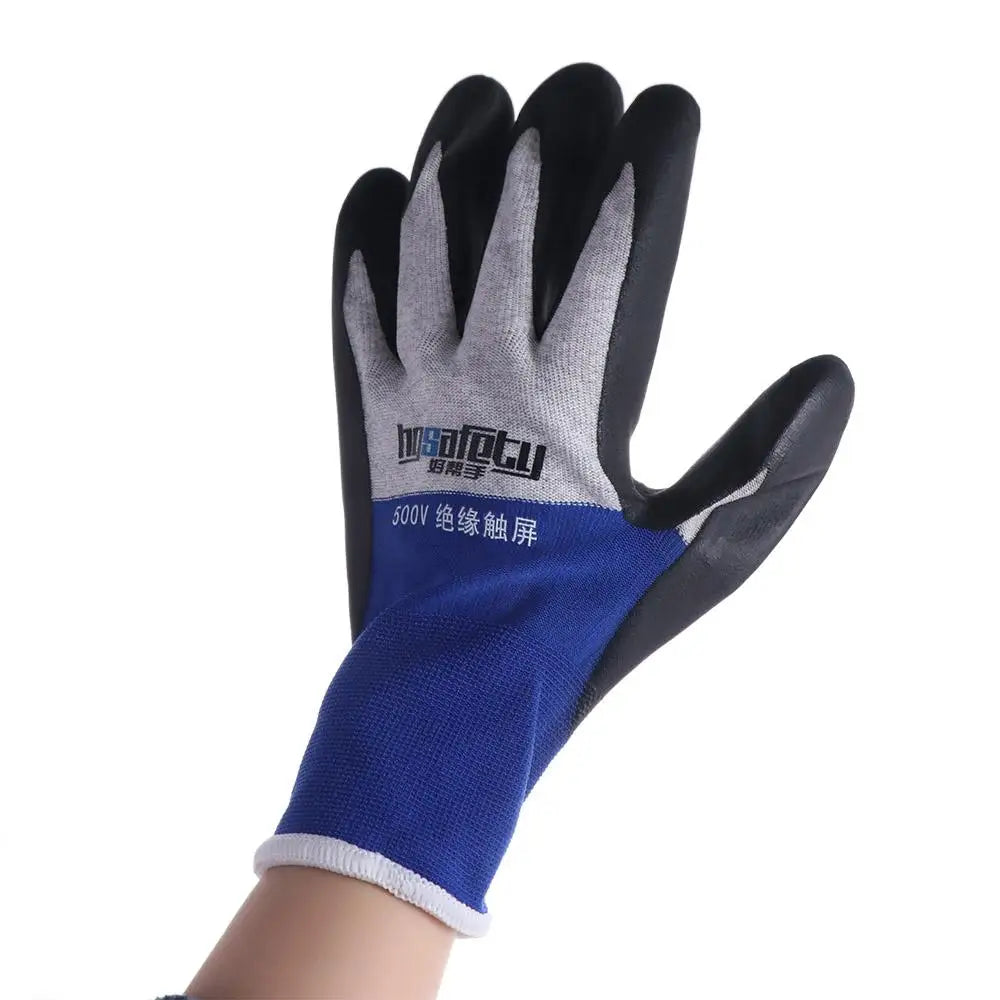Withstanding Voltage 400V/500V Electrical Insulating Gloves Oil Proof Touch Screen Anti-Electricity Gloves Safety Ultrathin Peaceful Pleasures Health and Wellness