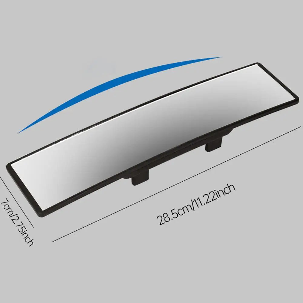 Car Interior Curved Rearview Mirror Increase Vision Field Reduce Blind Spots Universal Car Anti-glare Panoramic Rearview Mirror Peaceful Pleasures Health and Wellness