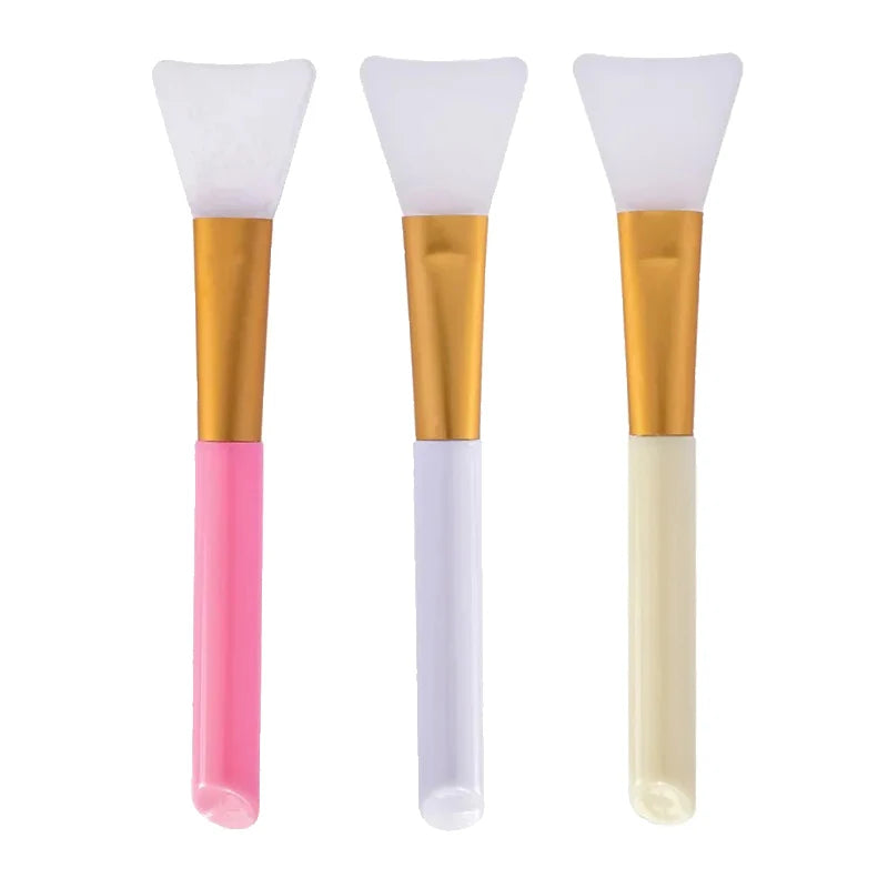 Silicone Facial Mask Brush Set – Soft, All Skin Types 1–5 Pack