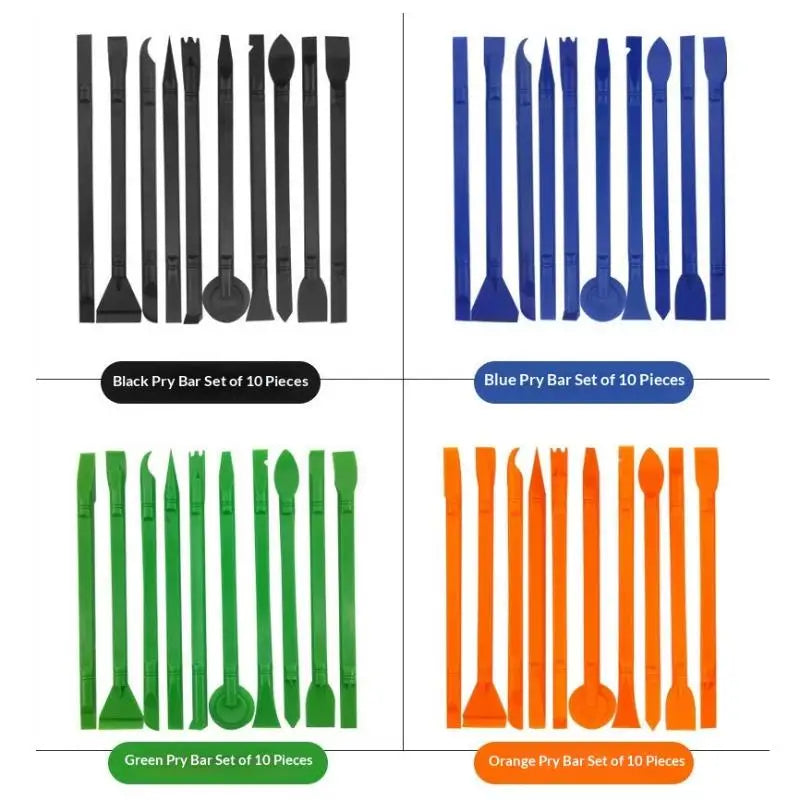 10-in-1 Plastic Pry Spudger Tool Kit – Phone & Laptop Repair