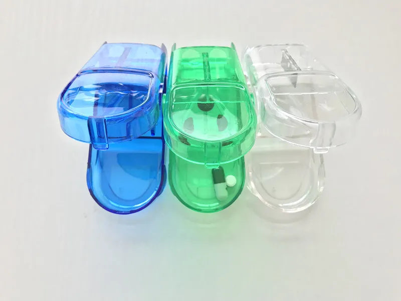Portable Pill Cutter Splitter & Storage Case | 3 Colors