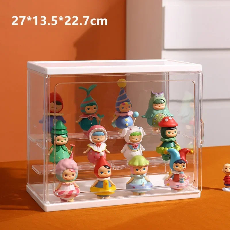 Large Collectible Figure Display Case – Dust-Proof Organizer Box