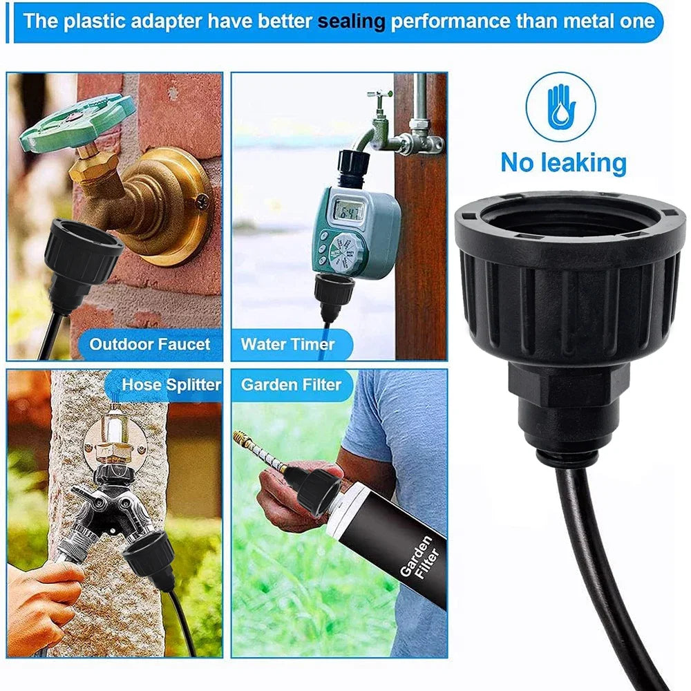 Outdoor Misters Cooling System，Misting Cooling System, Misting Line with Copper Metal Mist Nozzles, Patio Misting System Peaceful Pleasures Health and Wellness