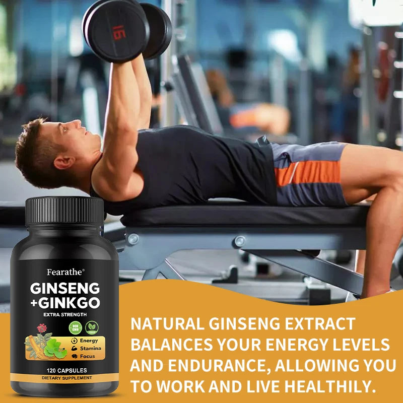 Korean Ginseng Extract (Root) 1650mg Supports Immunity, Improves Memory, Promotes Brain Health, and Boosts Metabolism Peaceful Pleasures Health and Wellness