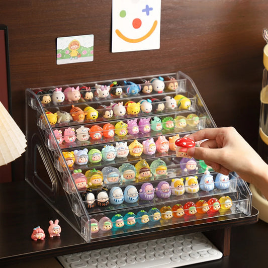 Acrylic Step Display Stand – Multi-Layer Nail Polish Organizer Acrylic Display Stand Peaceful Pleasures Health and Wellness