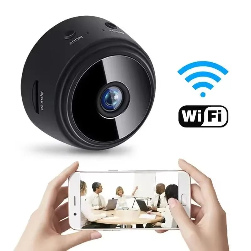 1080P Mini WiFi Security Camera – Night Vision & Motion Alert Peaceful Pleasures Health and Wellness