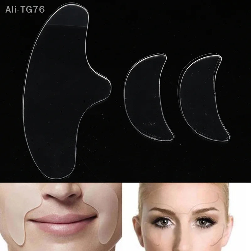 Silicone Anti-Wrinkle Patches – Eye & Forehead Set (3 Pcs)