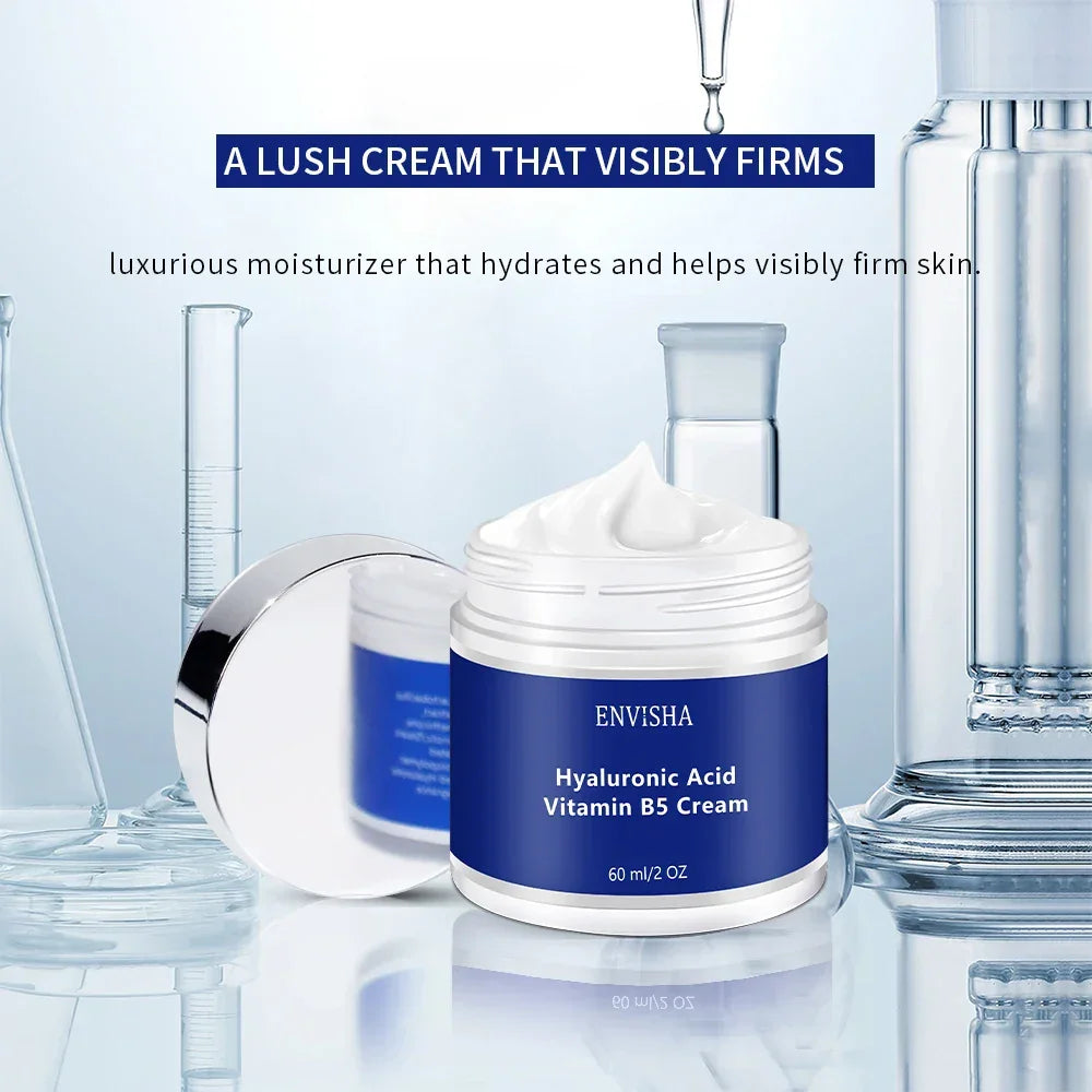 ENVISHA Face Cream – Hyaluronic Acid & Vitamin B5 60ml Face Cream Peaceful Pleasures Health and Wellness