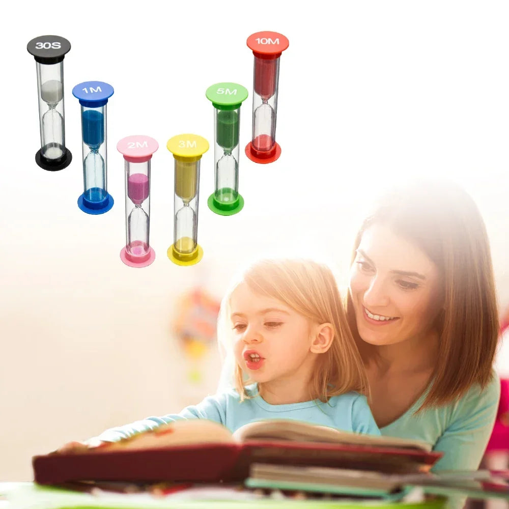 Plastic Sand Timer Meter Hourglass 30 Seconds 1 Minute Clock Watch 2 Minutes Klepsydra Clocks Home Decoration Ornaments Wall Oil Peaceful Pleasures Health and Wellness