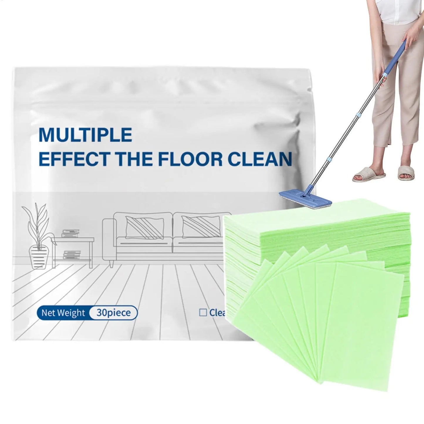 30-Pack Floor Cleaning Tablets – Hardwood, Tile & Laminate