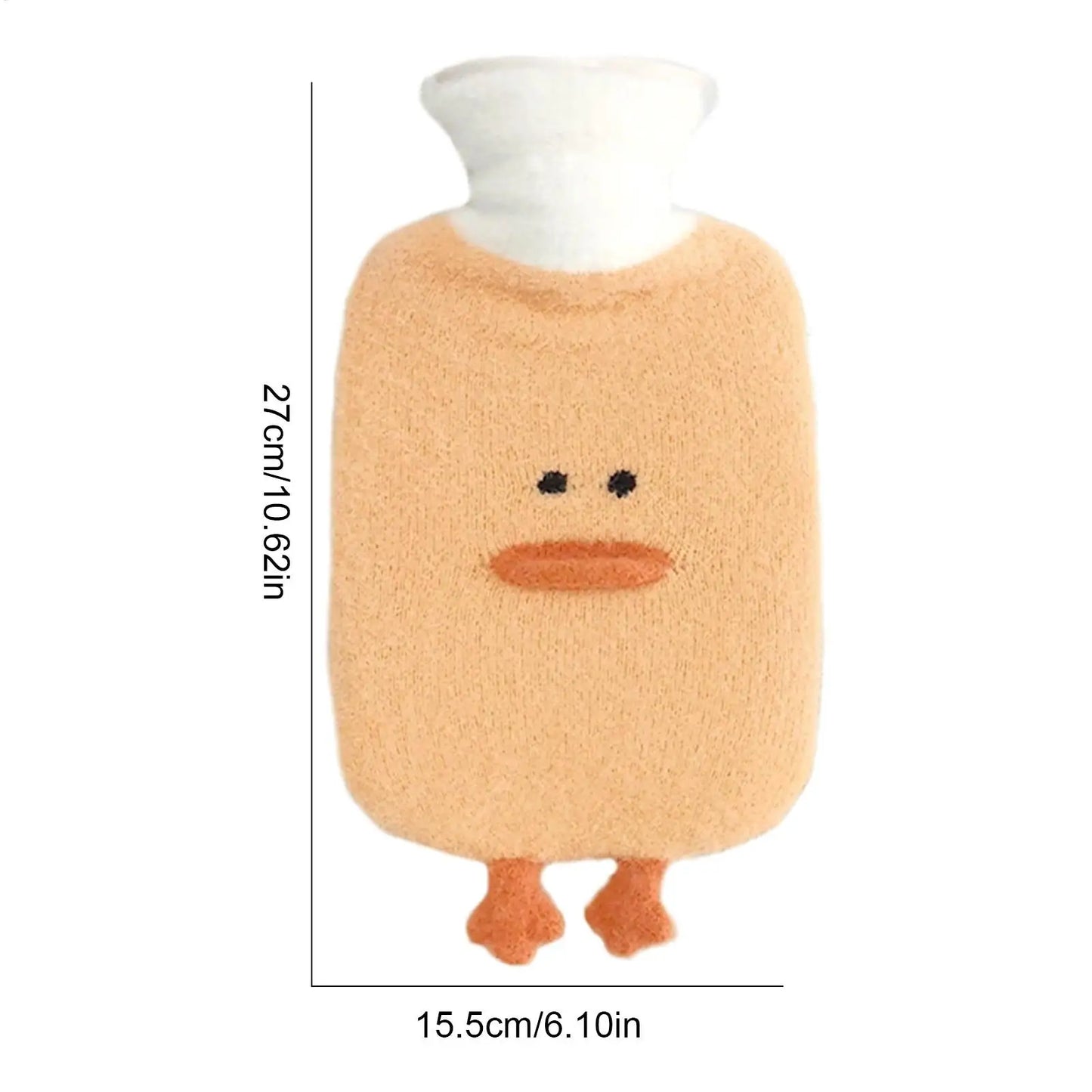 Cute Hot Water Bottle 1000ml with Cover | Body Warmer Bag