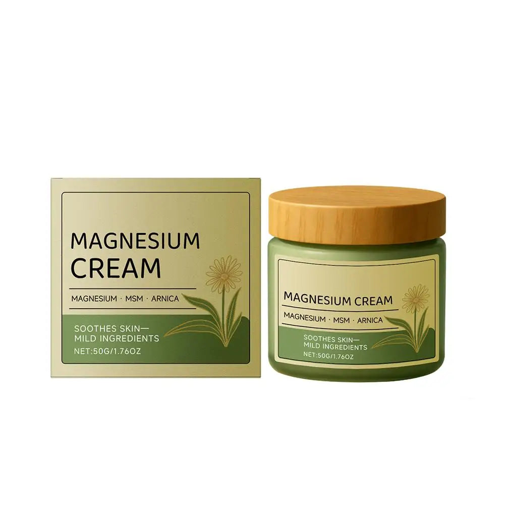 Magnesium Body Cream Natural Plant Extract Deep Moisturizer 50g