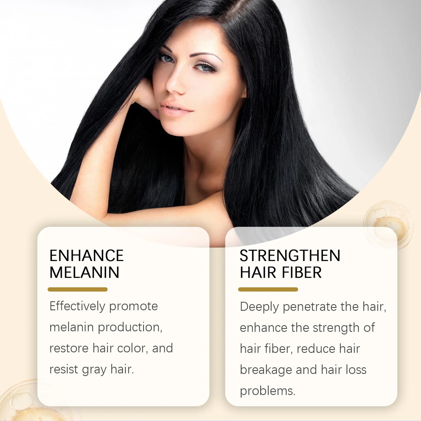 Ouhoe Darkening Hair Oil – Blacken & Repair Grey Hair 30ml