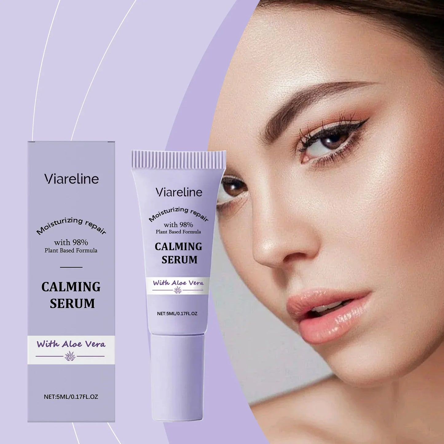 Viareline Facial Roller Serum – Hydrate, Tighten & Moisturize