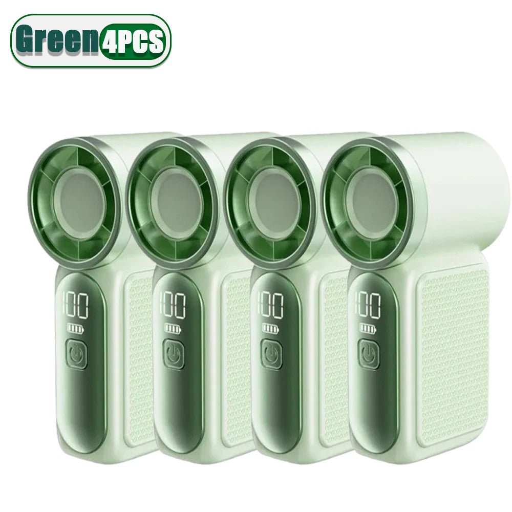 Mini Handheld Fan USB Rechargeable 3600mAh | 100 Speeds