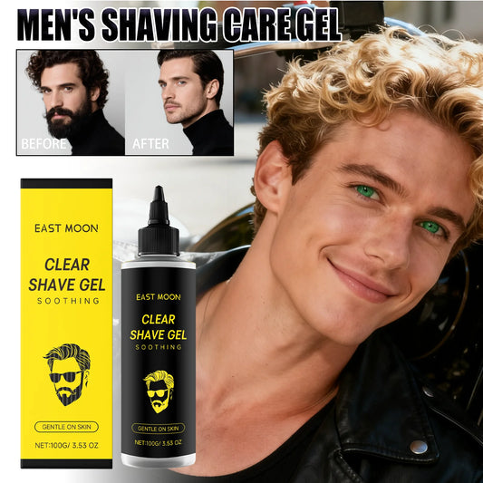 Men's Transparent Shaving Gel | Licorice & Vitamin E – 100ml Men's Shaving Gel Peaceful Pleasures Health and Wellness