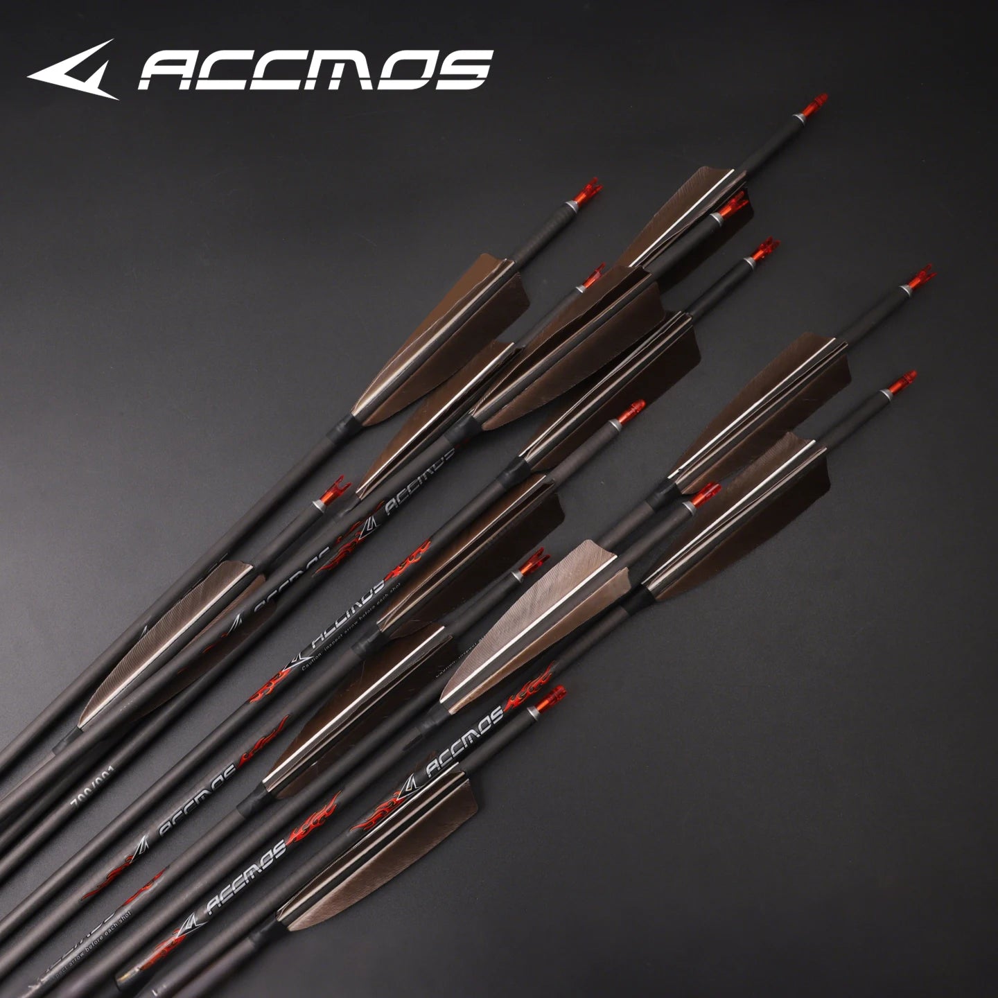 ACCMOS 6 Pure Carbon Arrows ID6 Spine 250 300 350 400 500 600 700 800
