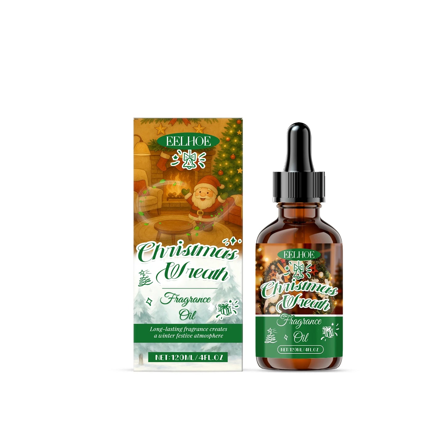 Christmas Aromatherapy Essential Oil 120ml – Holiday Diffuser