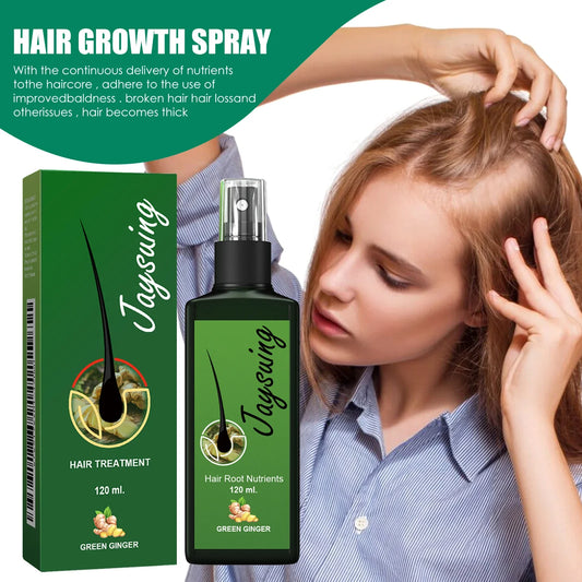 Jaysuing Ginger Hair Growth Spray | Thickening Scalp Essence Hair Growth Spray Oasis Select 30ml