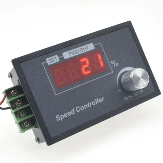 DC6-60V PWM Motor Speed Controller Motor Controller Encoder Frequency can be set Knob control Peaceful Pleasures Health and Wellness