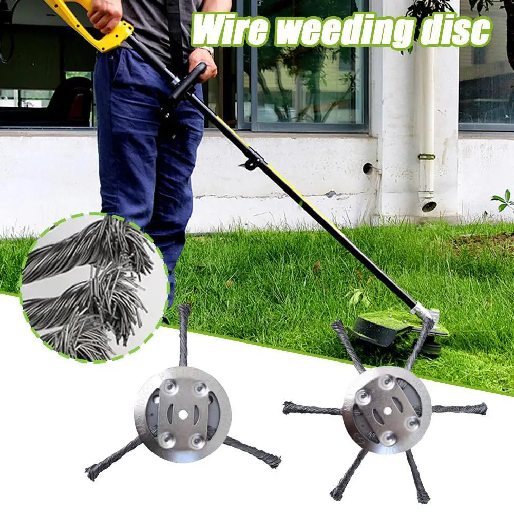Universal Lawnmower Accessories Lithium Battery 3/6 Blade Grass Cutter Steel Wire Weed Head Disk for Garden Care Peaceful Pleasures Health and Wellness