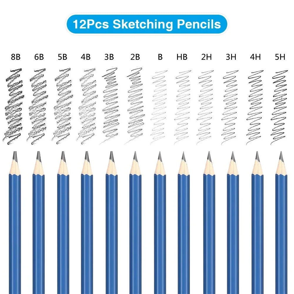 Bview Art Professional Artist Sketching Pencil Sketch Drawing Pencils