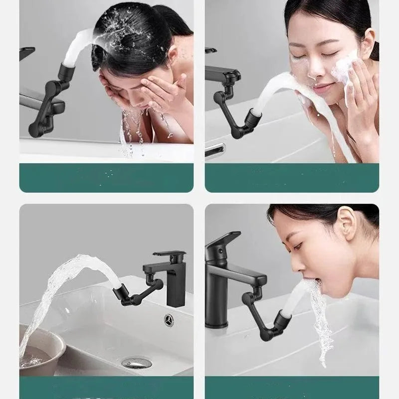 360° Rotating Kitchen Faucet Aerator Sprayer Head – Universal Fit