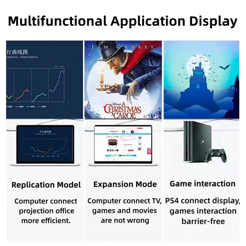 HD 2.1 8K@60Hz Cable 48Gbps High Speed Nylon Braided eARC Dolby Atmos HDR Video Cord for PS5 Xbox Xiaomi TV Box Monitor Peaceful Pleasures Health and Wellness