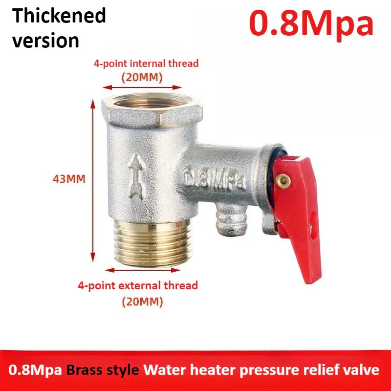 Brass Adjustable Pressure Relief Safety Valve | Water Systems