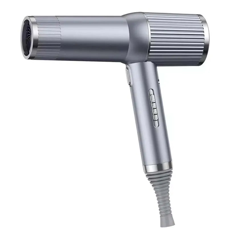 New Design T Shape Fast Dryer High Speed 700w Blow Dryer One-Touch Cooling Hair Dryer With Diffuser Peaceful Pleasures Health and Wellness GRAY 100V-240V US Plug