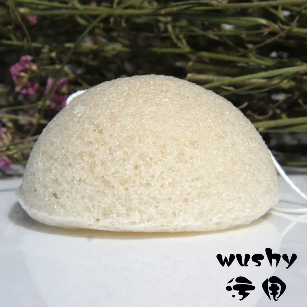 Natural Konjac Face Sponge 2-Pack – Gentle Exfoliating Cleansing