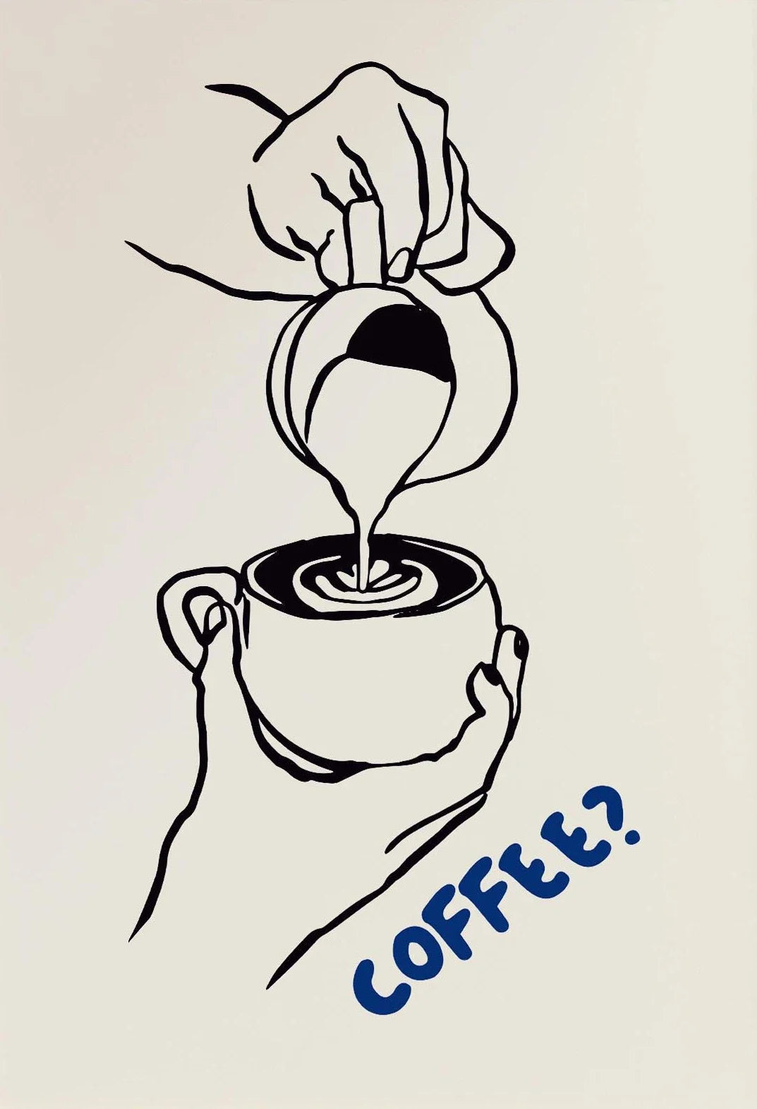 Retro Coffee Café Canvas Wall Art | Kitchen Decor Gift