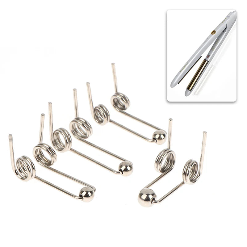 2Pcs Wire Diameter 1.2mm Curling Iron Replacement Double Return Torsion Spring Hair Curling Rod Accessories Peaceful Pleasures Health and Wellness 26mm