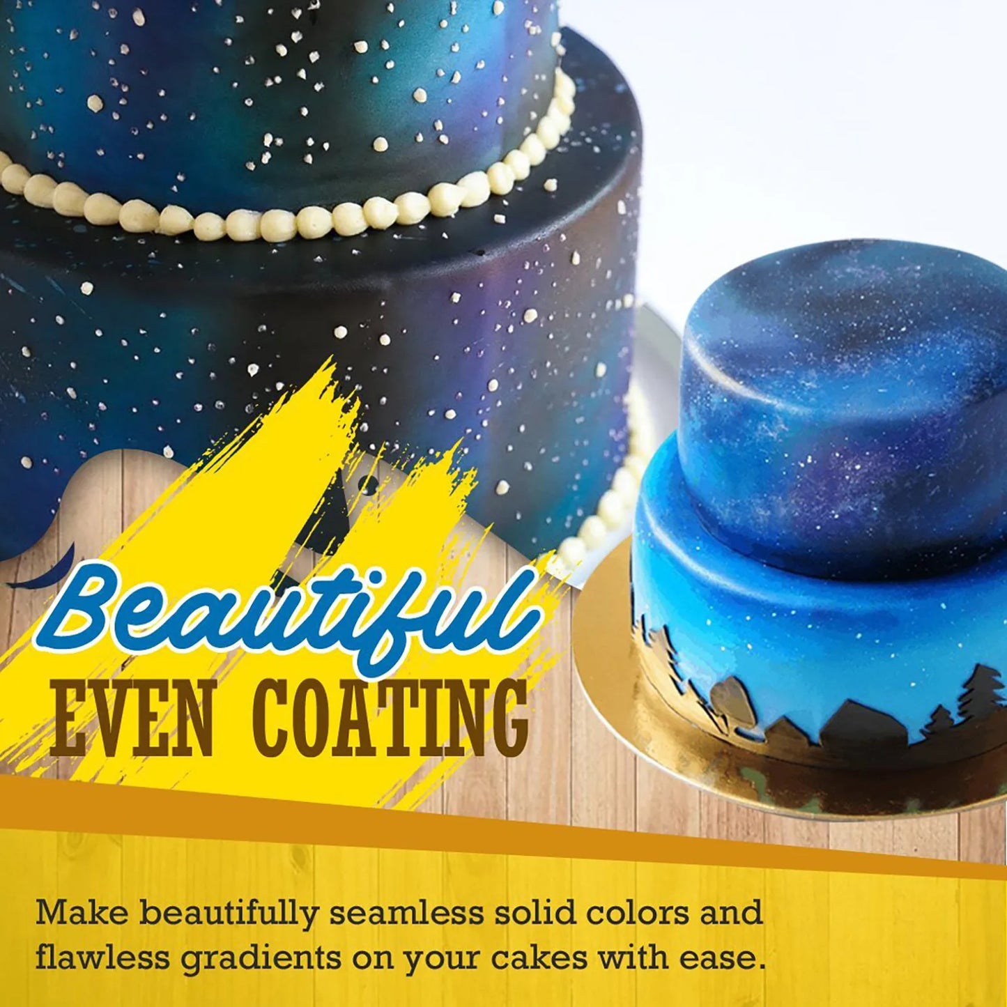 Manual Cake Airbrush Spray Gun – Pastry Coloring & Dusting Tool