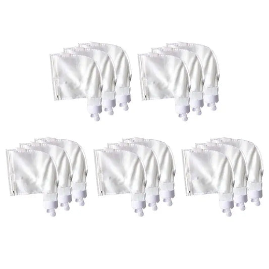 15-Pack Zippered Filter Bags for Polaris 280 & 480 Pool Cleaner Pool Filter Bag Peaceful Pleasures Health and Wellness white
