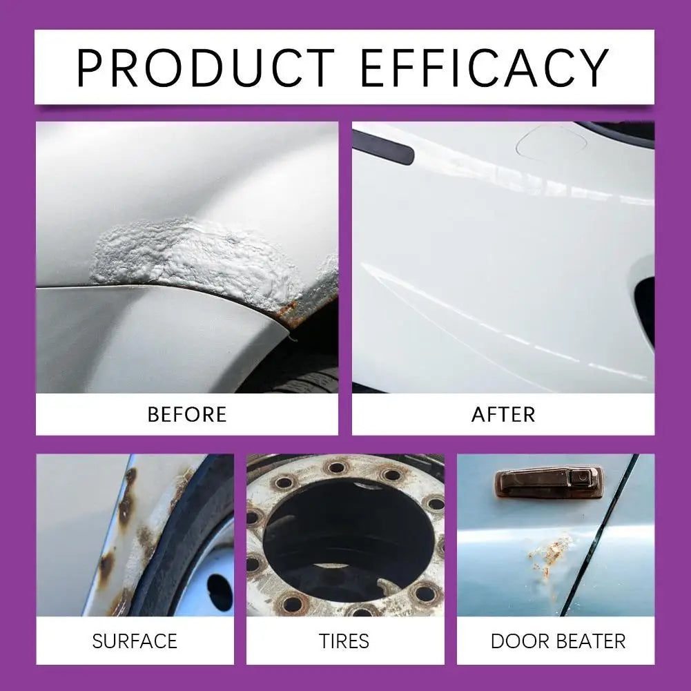 Stronger Purple Car Rust Remover 1/3/5pcs 120ml Tire Metal Surface Decontamination Anti-oxidation Refurbishment Cleaning Spray Peaceful Pleasures Health and Wellness