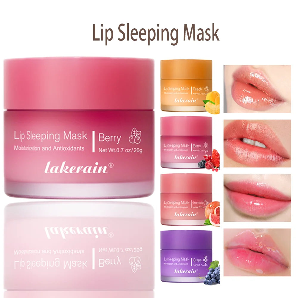 Lip Sleeping Mask Nourishing Overnight Lip Treatment Vitamin C Moisturizer Butter Hydrating Dry Flaky Lips Skin Care Peaceful Pleasures Health and Wellness