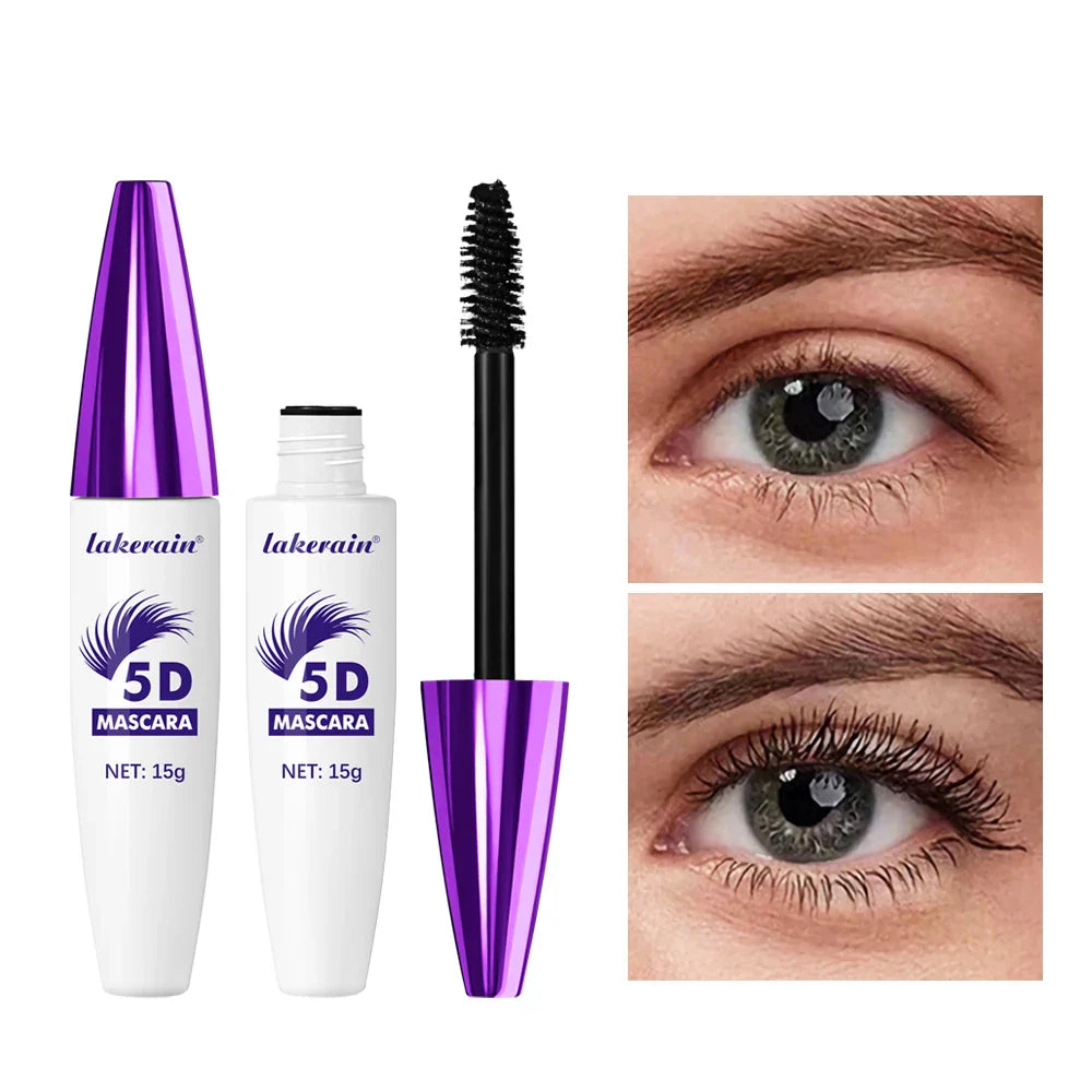 5D Waterproof Mascara – Lengthening, Volumizing & Curling