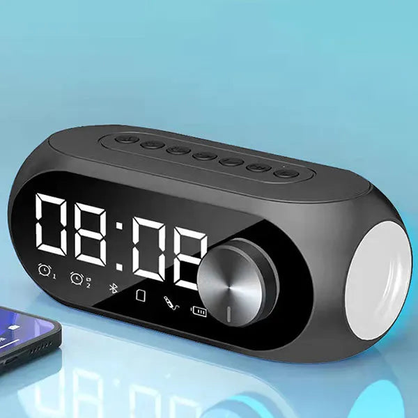 AyeBeau S8 Bluetooth Alarm Clock Speaker with FM Radio