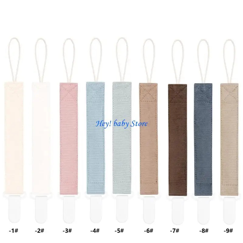 Baby Pacifier Clip Chain Holder for Boys & Girls | Cotton