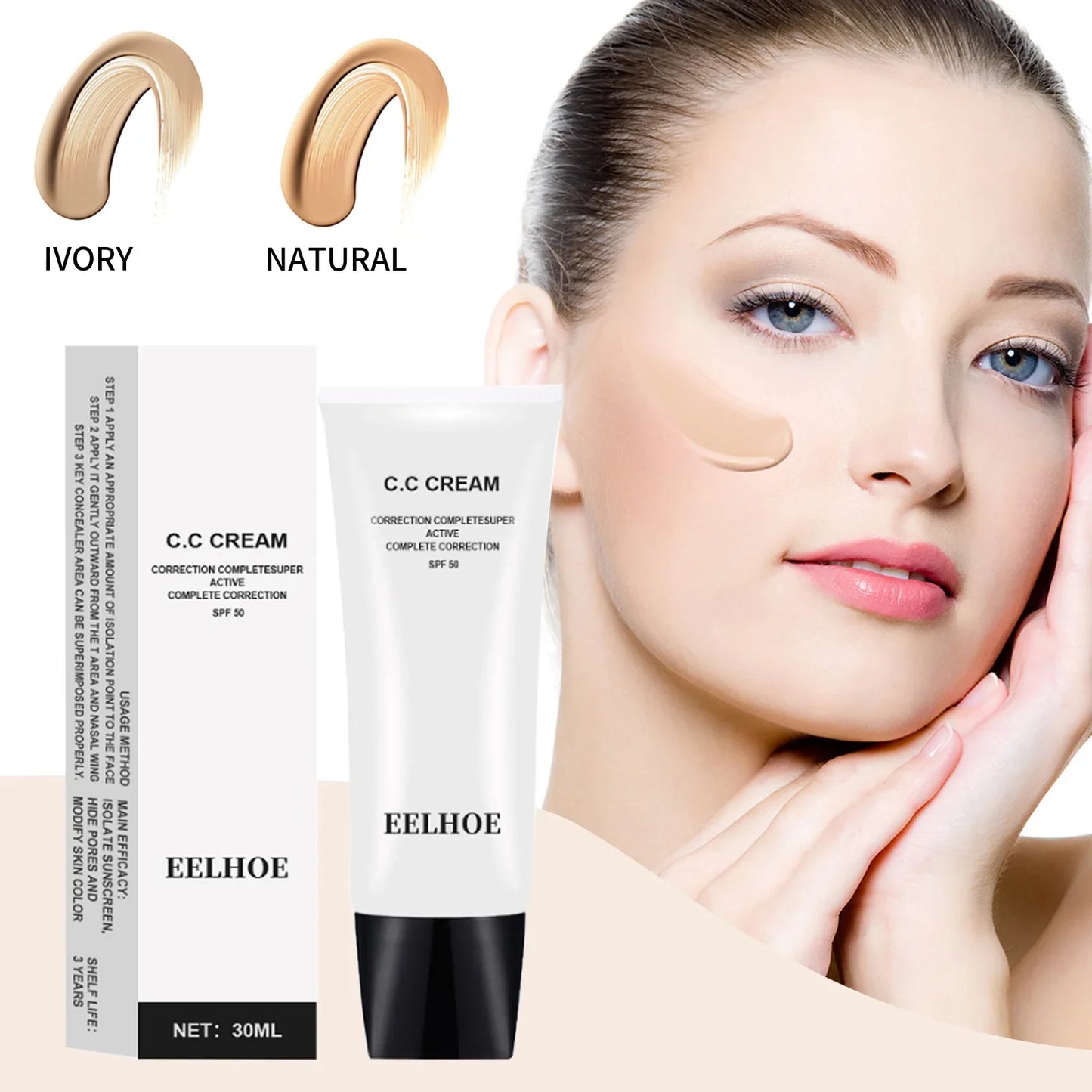 CC Cream Primer – Matte Concealer & Invisible Pore Base | eelhoe