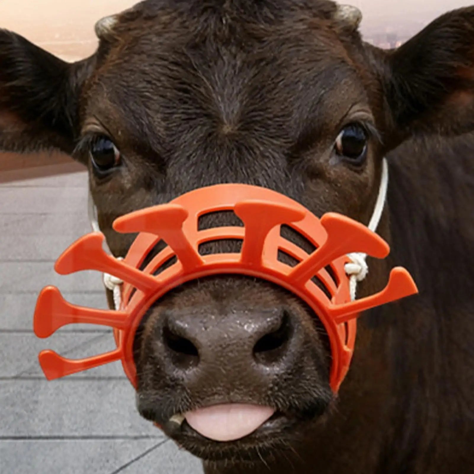 Calf Weaner for Cattle Breathable Comfortable Easy Installation Calf Weaning Thick Clip for Farmers Professionals Herd Managers Peaceful Pleasures Health and Wellness