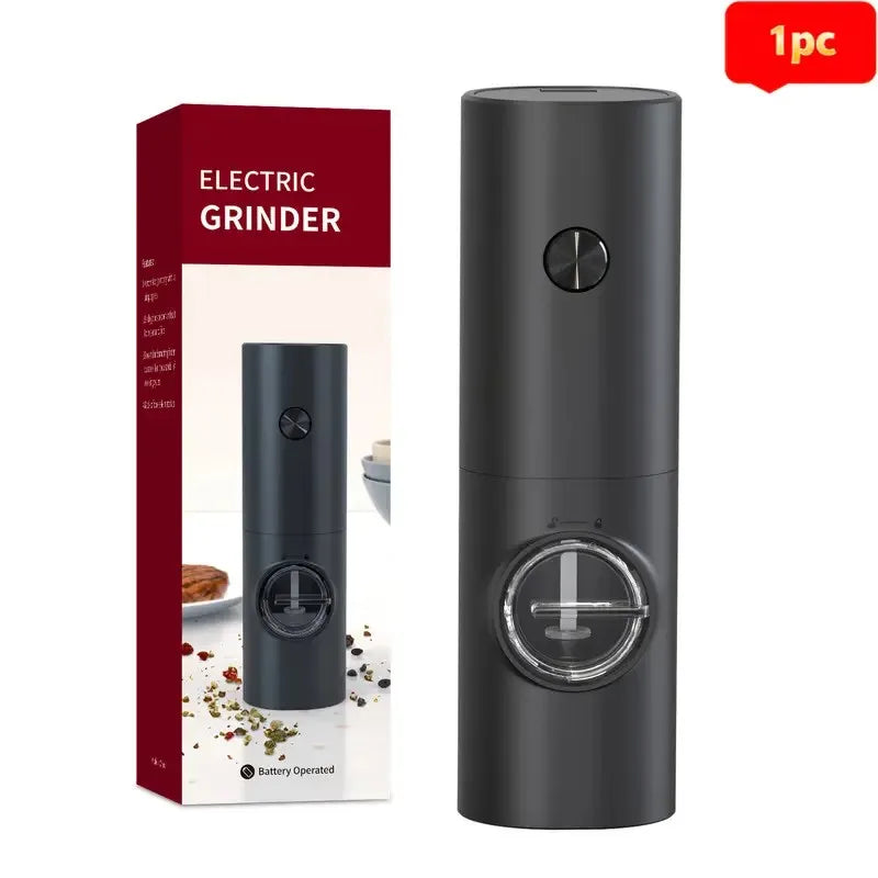Option for 1 unit or 2 units, rechargeable electric salt and pepper grinder, top-fill automatic pepper grinder, adjustable coars Peaceful Pleasures Health and Wellness 1PC