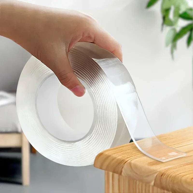 Nano Double-Sided Tape – 1mm Thick, Waterproof & Reusable