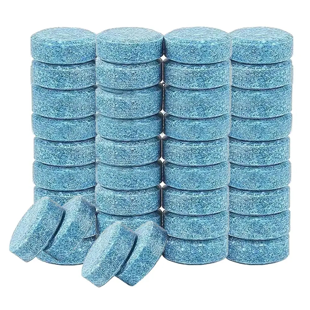 All-Season Car Windshield Cleaning Tablets for Windows Peaceful Pleasures Health and Wellness 50PCS