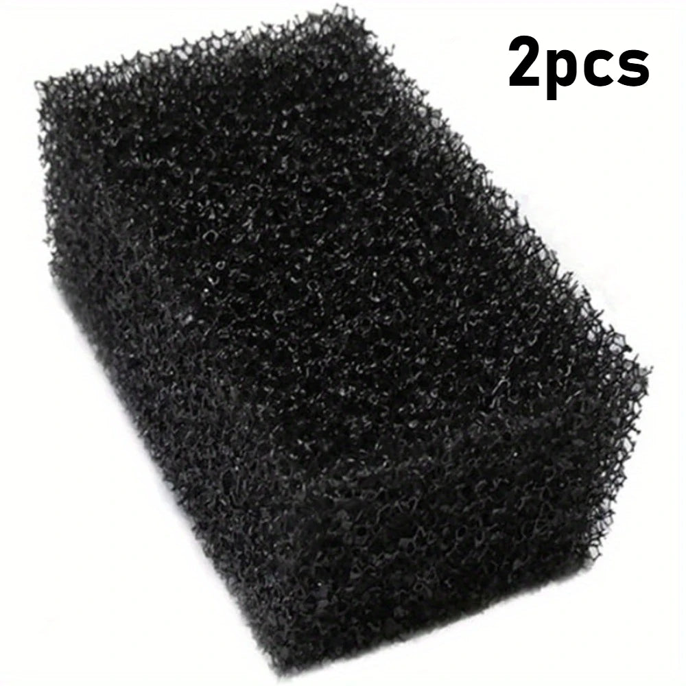 2-Pack Aquarium Hanging Filter Sponge & Carbon Plate 3W/5W